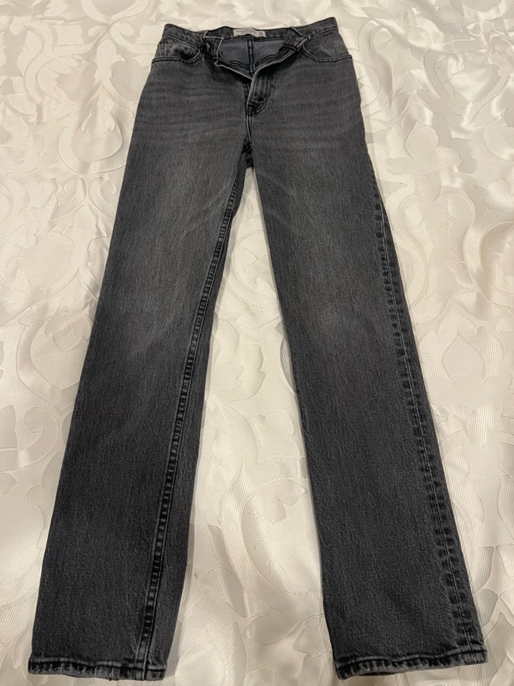 Abercrombie & Fitch Gray High-Rise Jeans